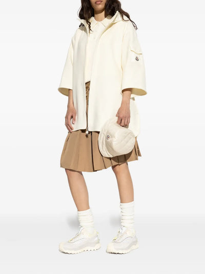 MONCLER - cape zippée à capuche