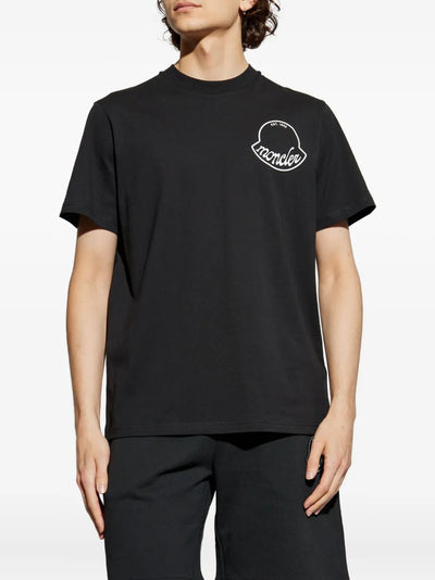 MONCLER - t-shirt à logo imprimé