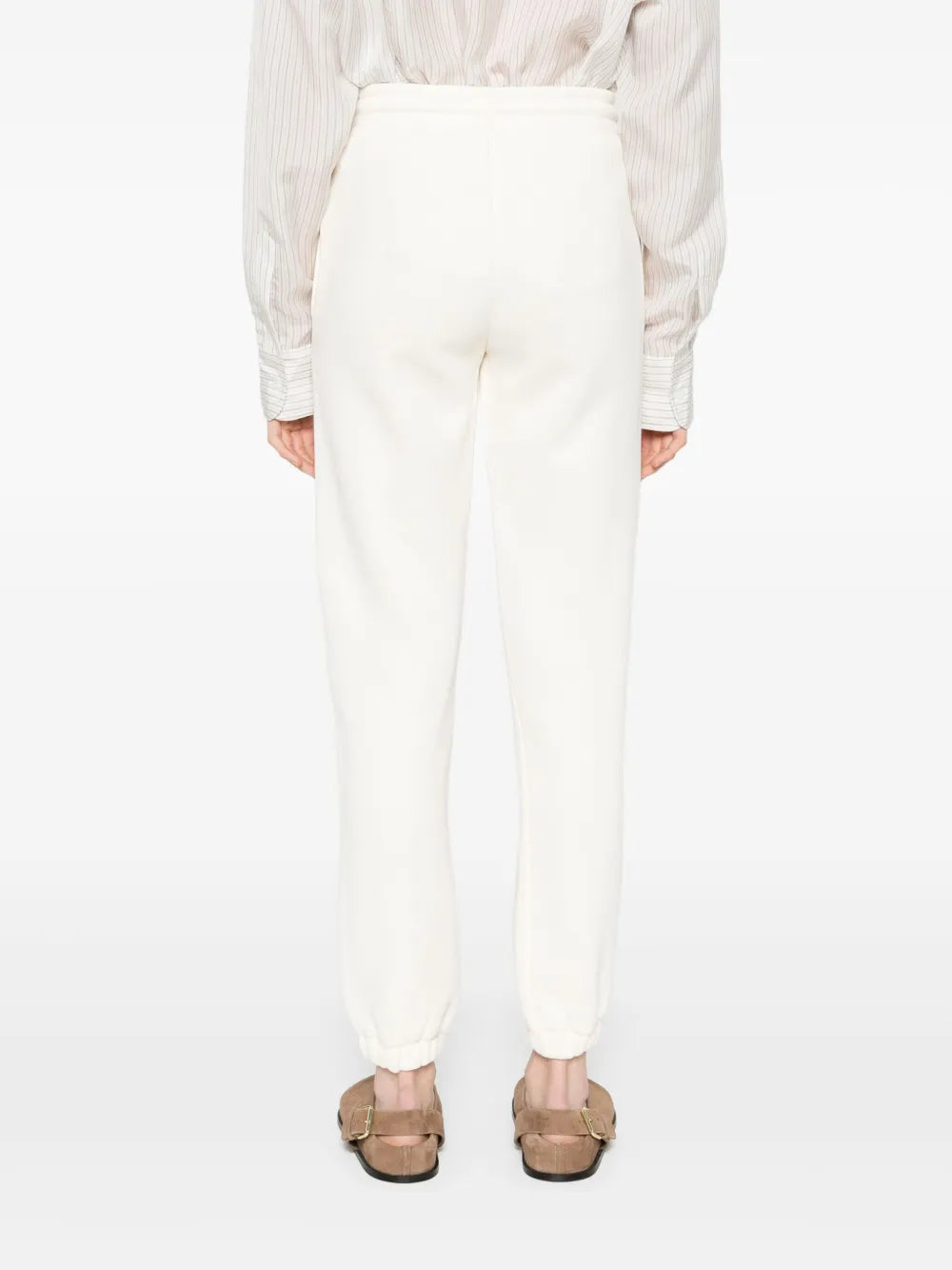 MONCLER - pantalon de jogging à patch logo