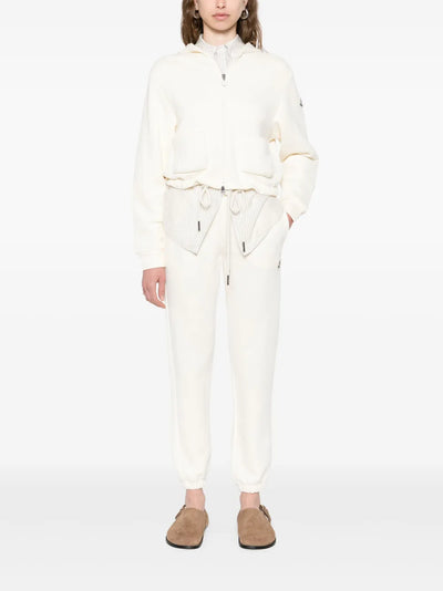 MONCLER - pantalon de jogging à patch logo
