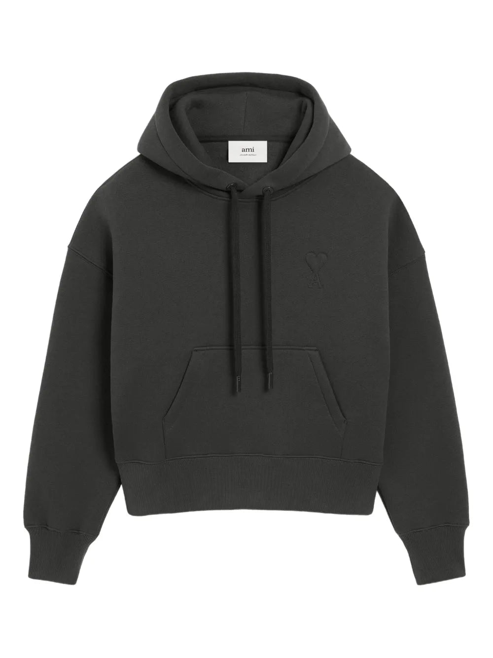 AMI PARIS - hoodie épais en coton à logo