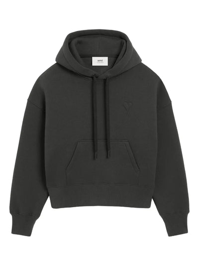 AMI PARIS - hoodie épais en coton à logo