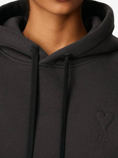 AMI PARIS - hoodie épais en coton à logo