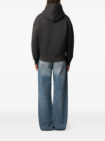 AMI PARIS - hoodie épais en coton à logo