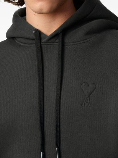 AMI PARIS - hoodie épais en coton à logo