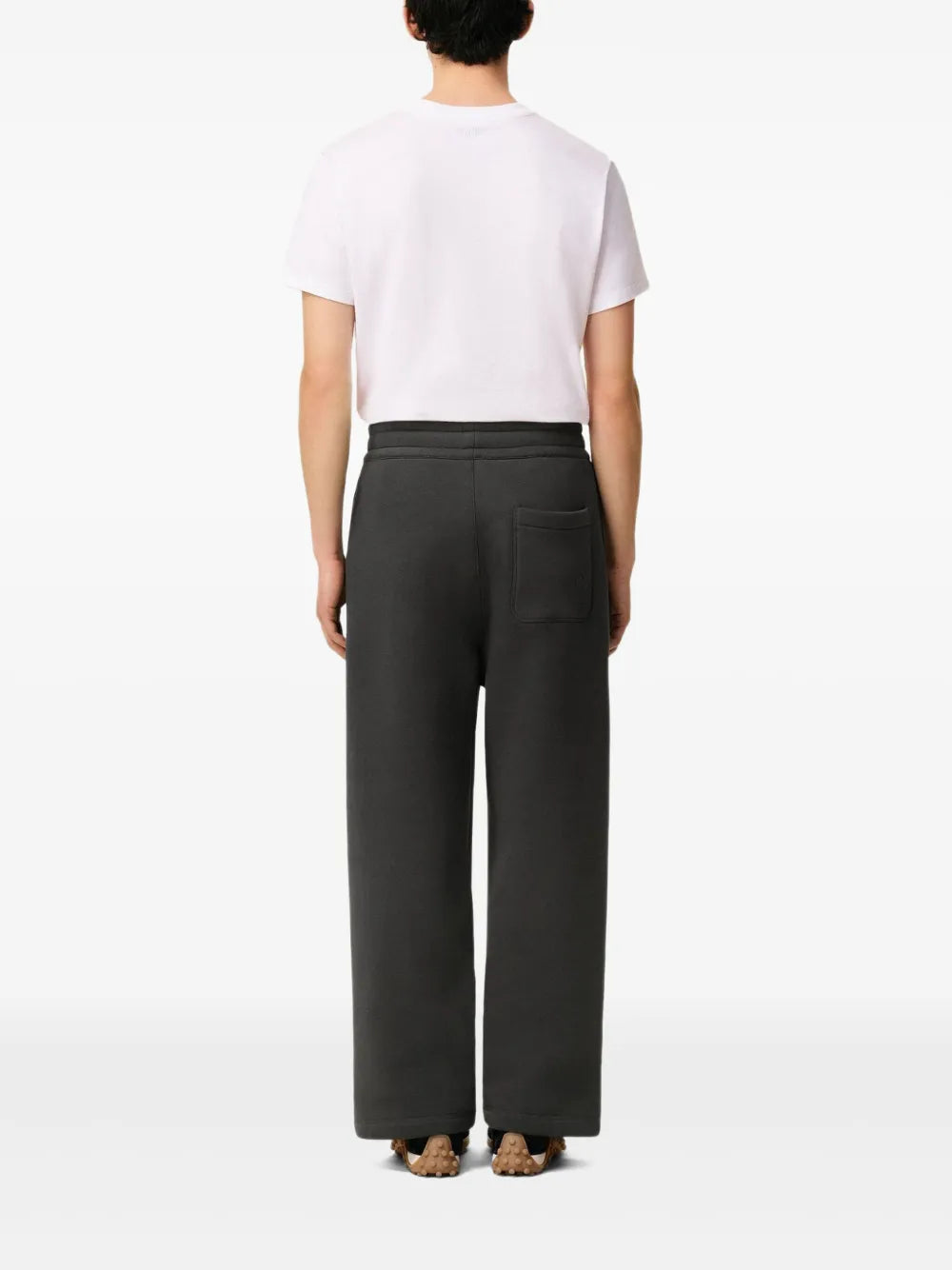 AMI PARIS - pantalon en polaire à motif cœur embossé