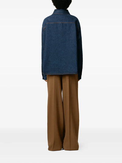 AMI PARIS - veste boutonnée à col contrastant