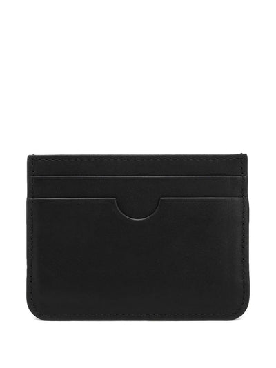 AMI PARIS - Portes carte en cuir noir