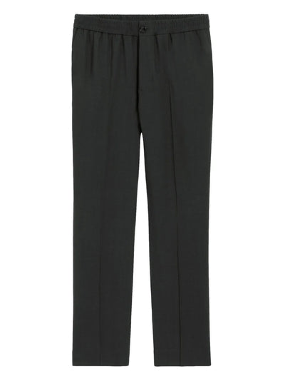 AMI PARIS -pantalon droit à taille élastique