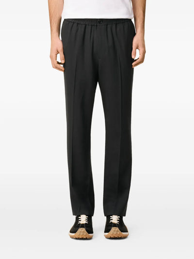 AMI PARIS -pantalon droit à taille élastique