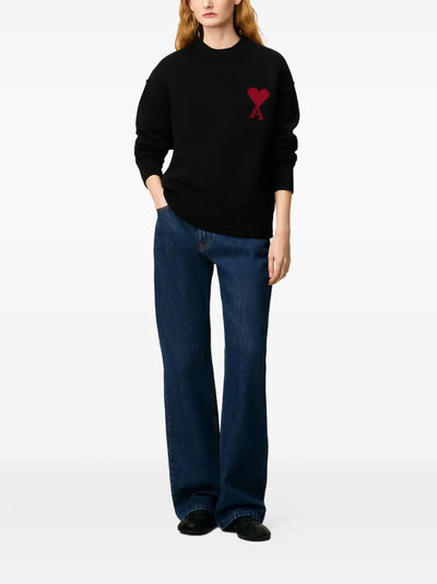 AMI PARIS - pull à logo cœur