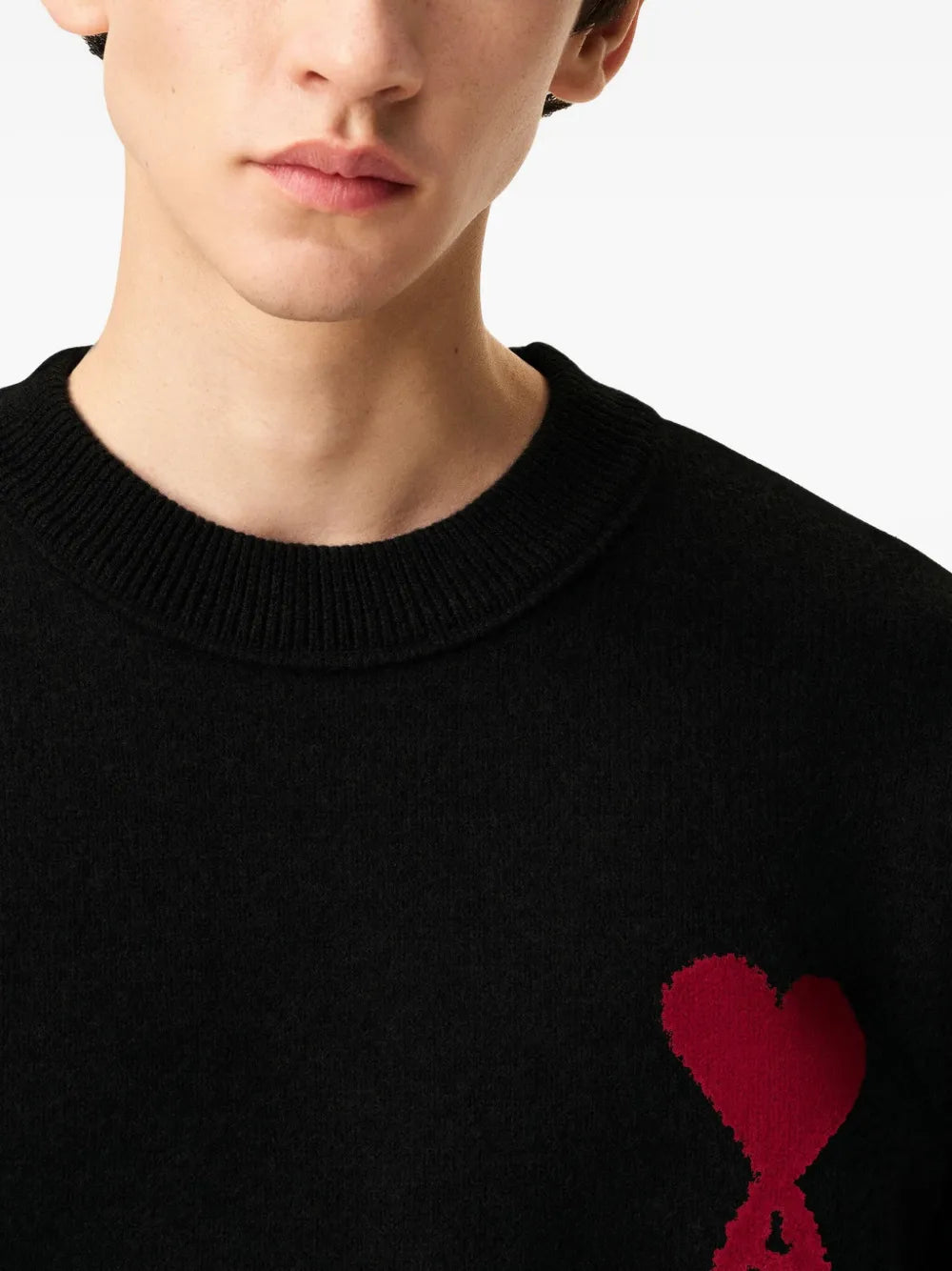 AMI PARIS - pull à logo cœur