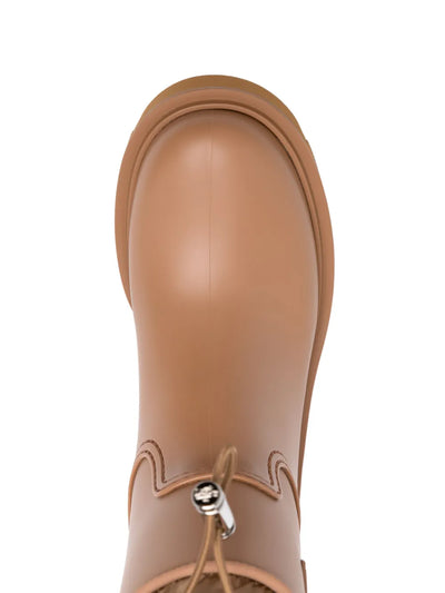 MONCLER - Kickstream rain boots Beige