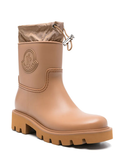 MONCLER - Kickstream rain boots Beige