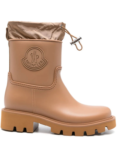 MONCLER - Kickstream rain boots Beige
