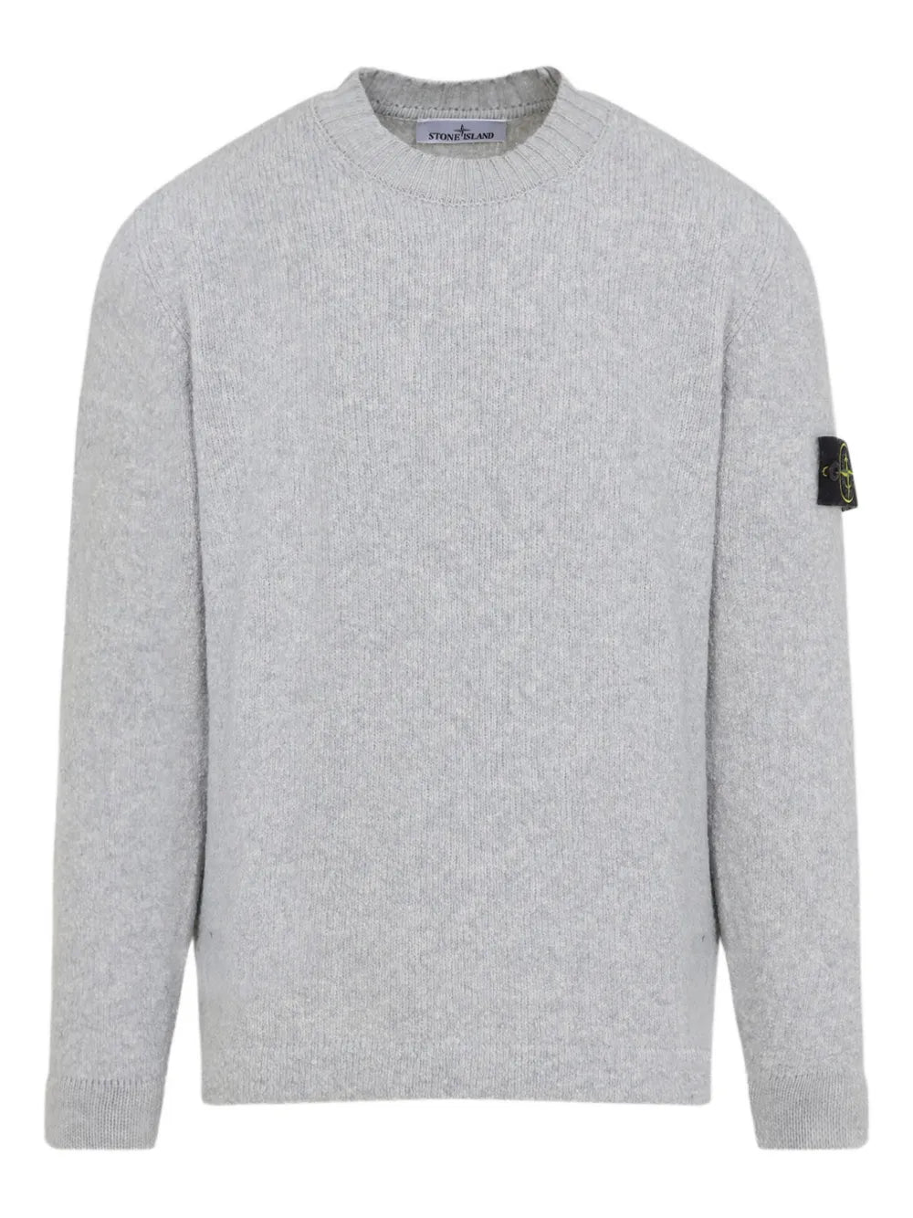 STONE ISLAND - Pull Gris en laine