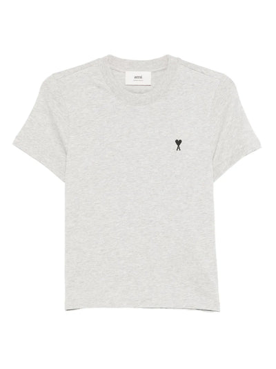 AMI PARIS - Tee-shirt manches courtes gris