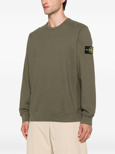 STONE ISLAND - Crewneck Classic Kaki