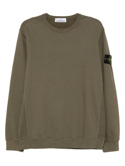 STONE ISLAND - Crewneck Classic Kaki