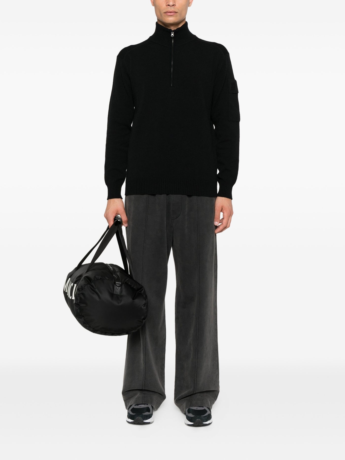 C.P COMPANY THE METROPOLIS SERIES - Pull demi-zip Noir