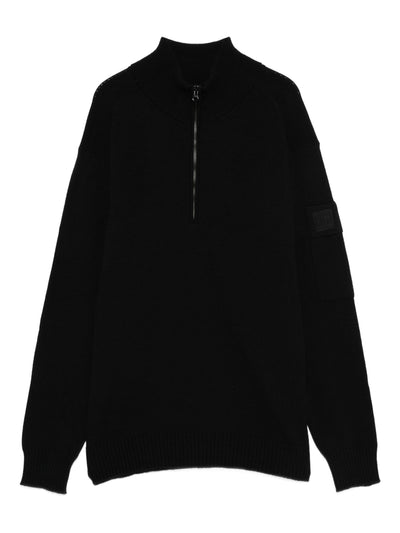 C.P COMPANY THE METROPOLIS SERIES - Pull demi-zip Noir