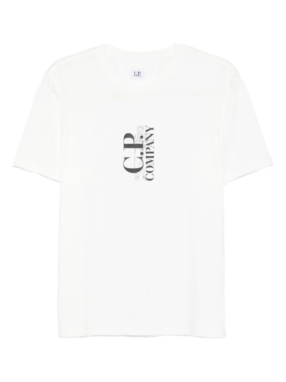 C.P. COMPANY - Tee-Shirt blanc