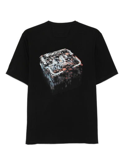 C.P COMPANY THE METROPOLIS SERIES - T-shirt avec Print Noir