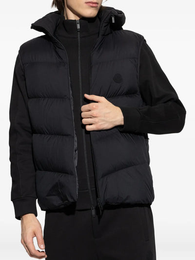 MONCLER -  doudoune sans manches à capuche
