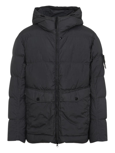 STONE ISLAND - Doudoune Crinkle grise