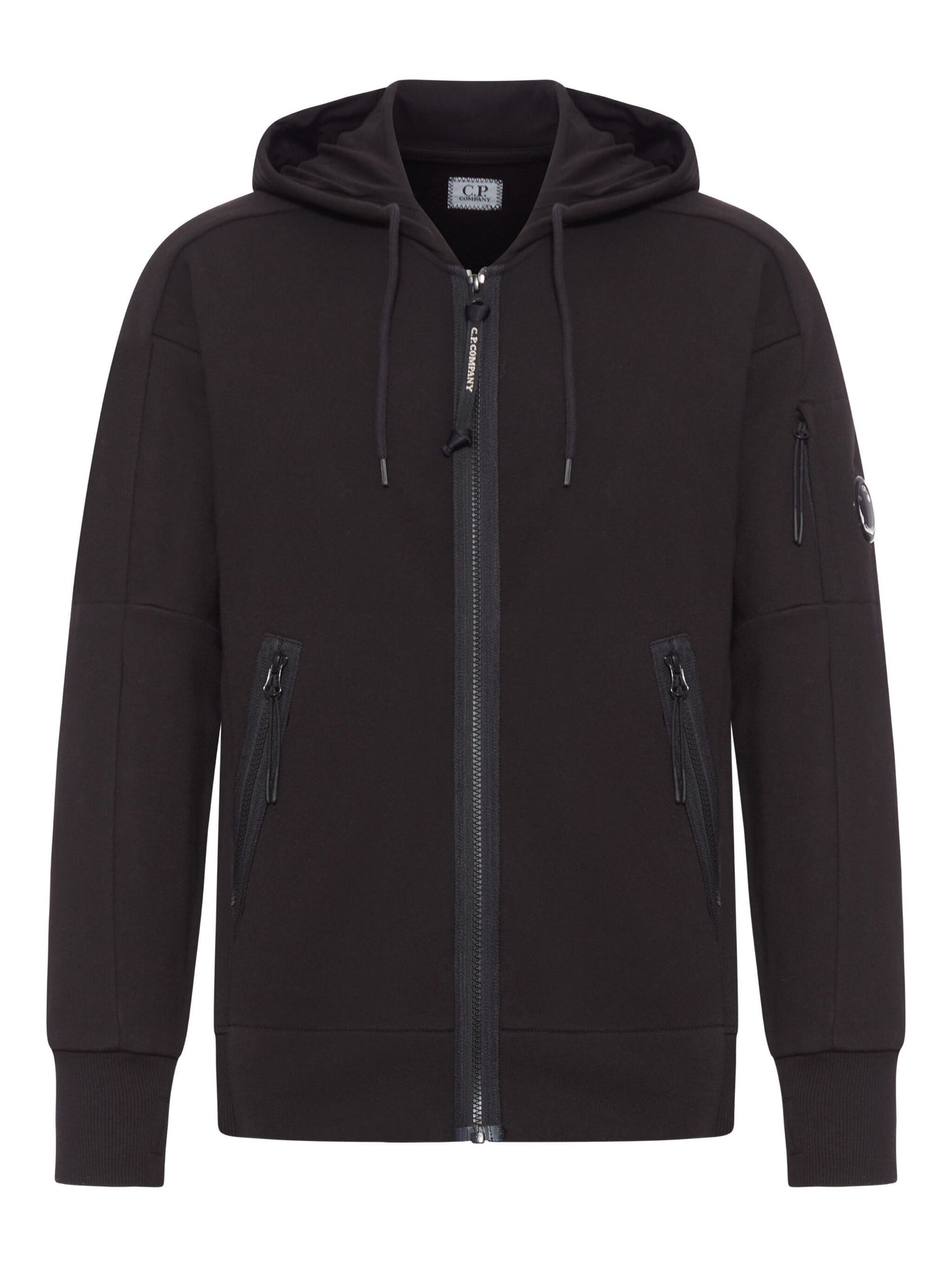 C.P COMPANY - Hoodie zippé Noir
