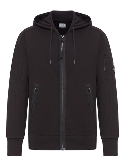 C.P COMPANY - Hoodie zippé Noir