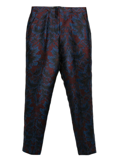 ÉTRO - pantalon à imprimé Damask
