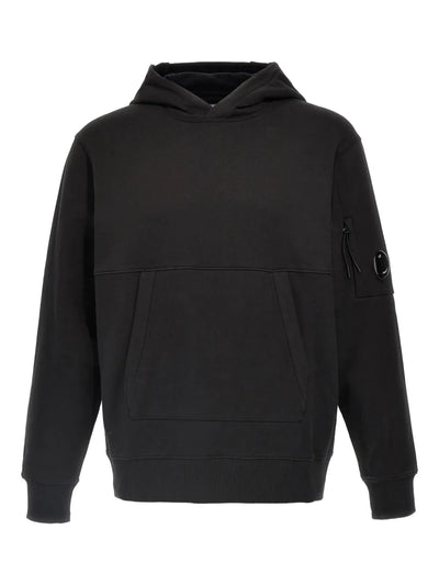 C.P. COMPANY - Hoodie lens noir