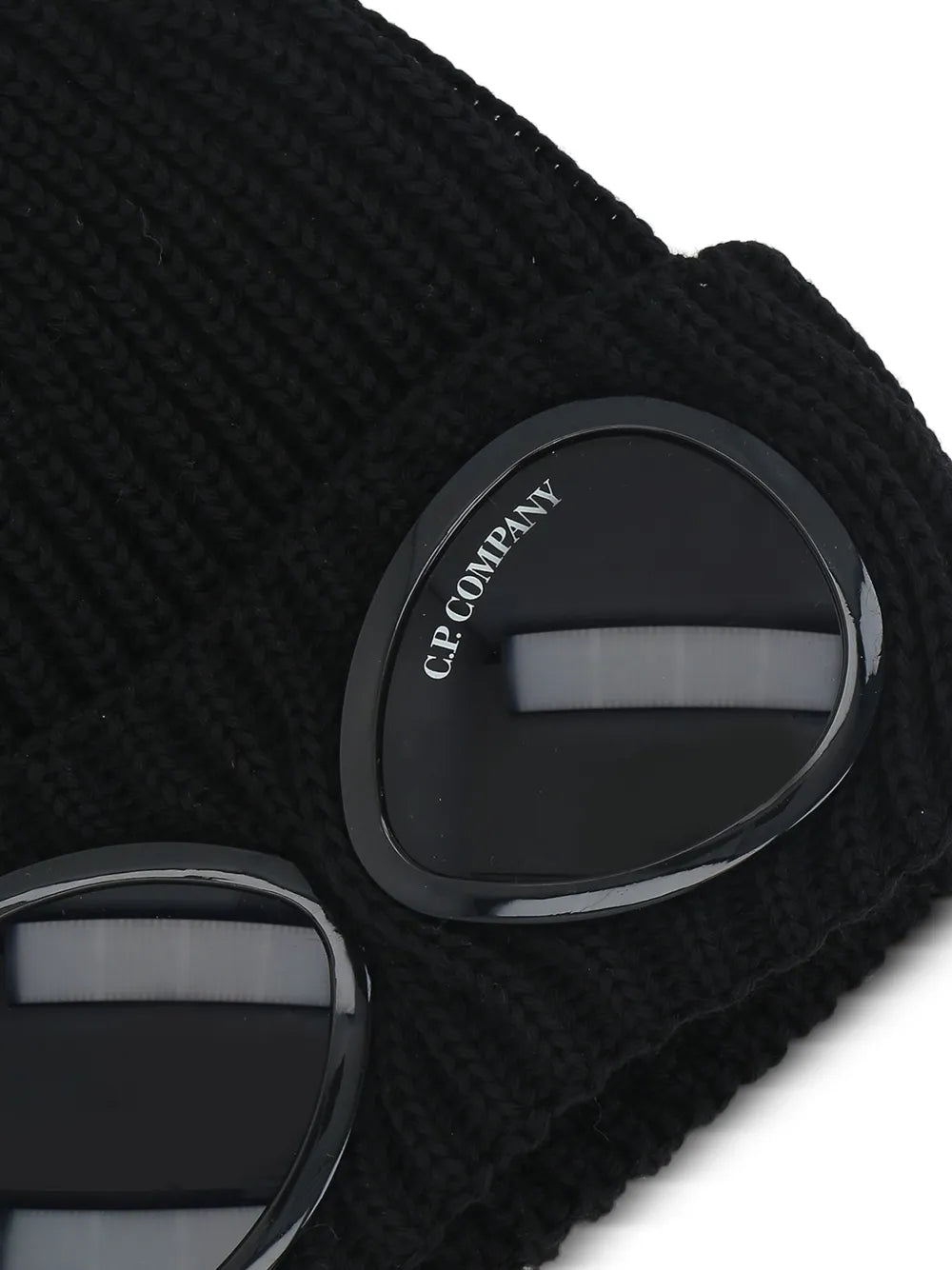 C.P. Company - bonnet côtelé à verres de lunettes