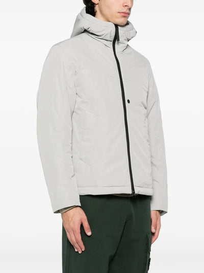 STONE ISLAND - Veste à capuche en Micro Twill Grise