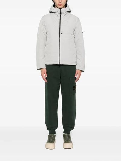 STONE ISLAND - Veste à capuche en Micro Twill Grise