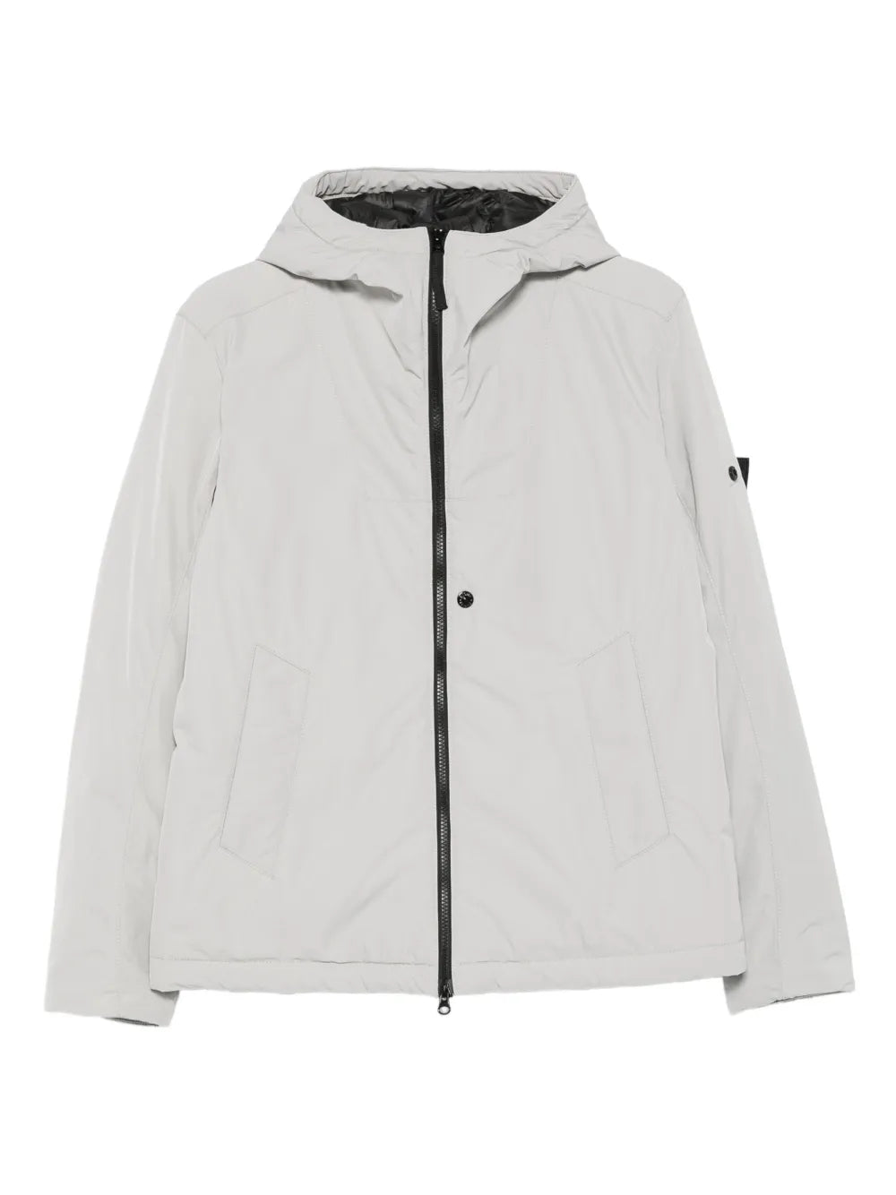 STONE ISLAND - Veste à capuche en Micro Twill Grise