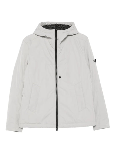 STONE ISLAND - Veste à capuche en Micro Twill Grise