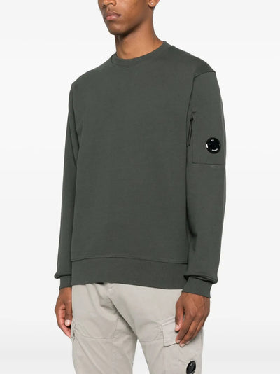C.P. Company - Crewneck lens gris anthracite