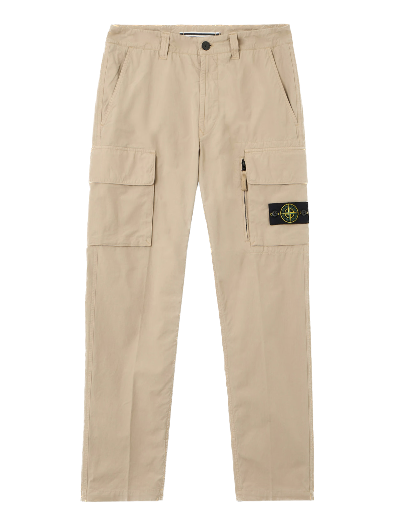 STONE ISLAND - Pantalon cargo regular beige