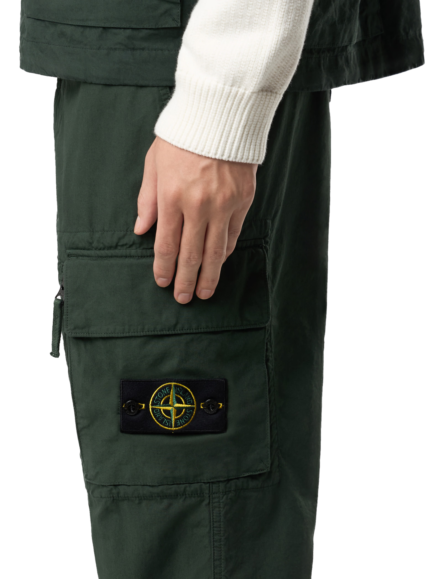 STONE ISLAND - Pantalon cargo Beige