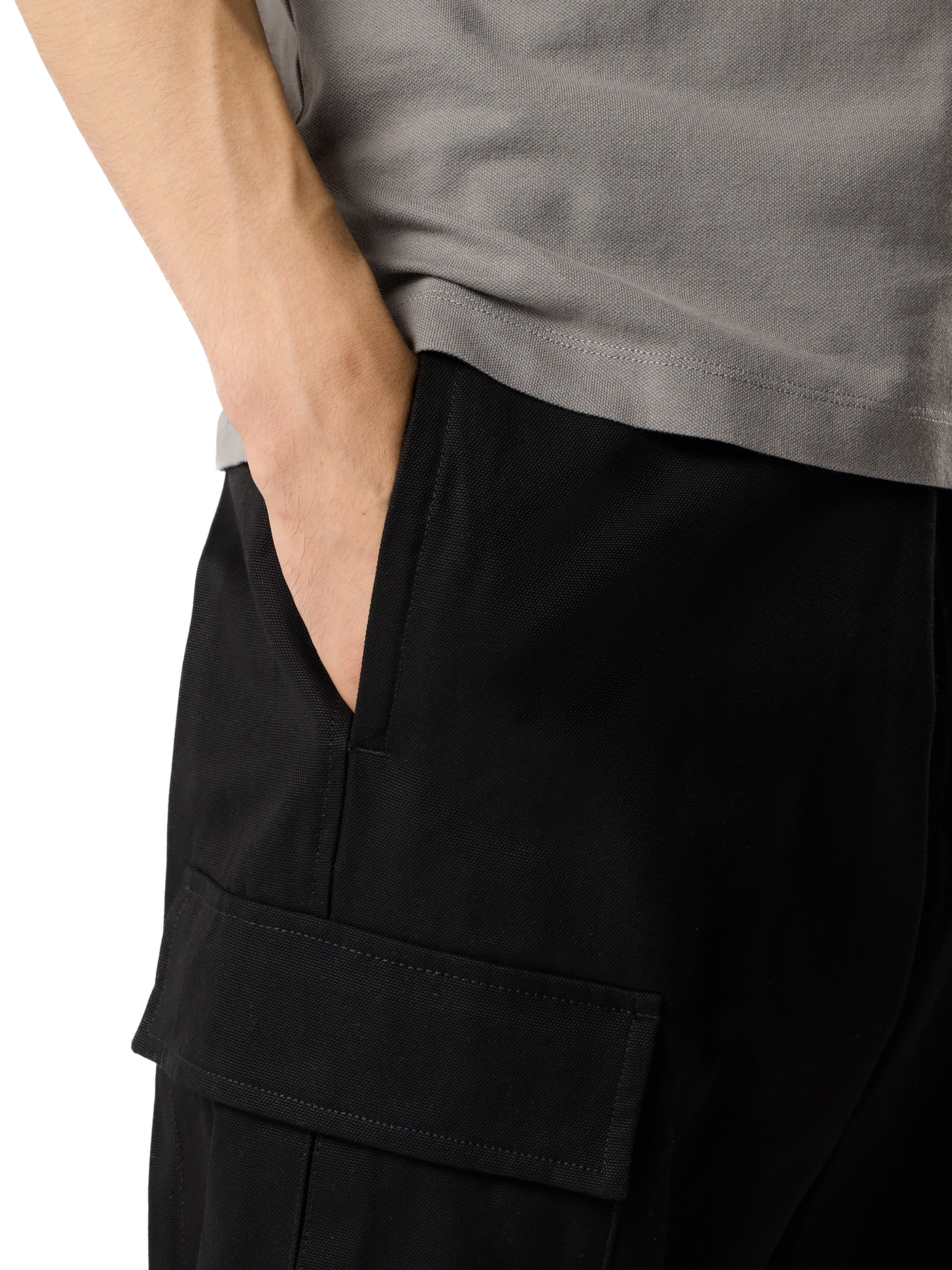 STONE ISLAND - Pantalon Cargo Panama coton