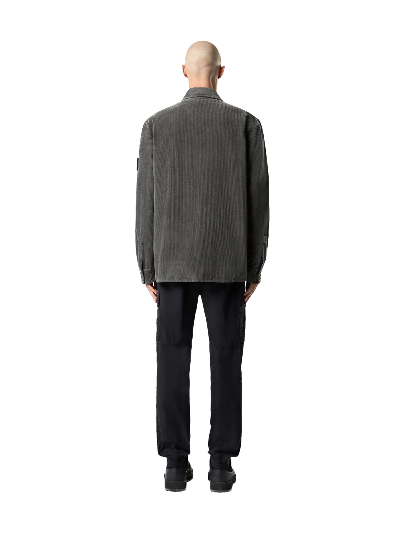 STONE ISLAND - Pantalon cargo coupe fuselée regular à poches zippées