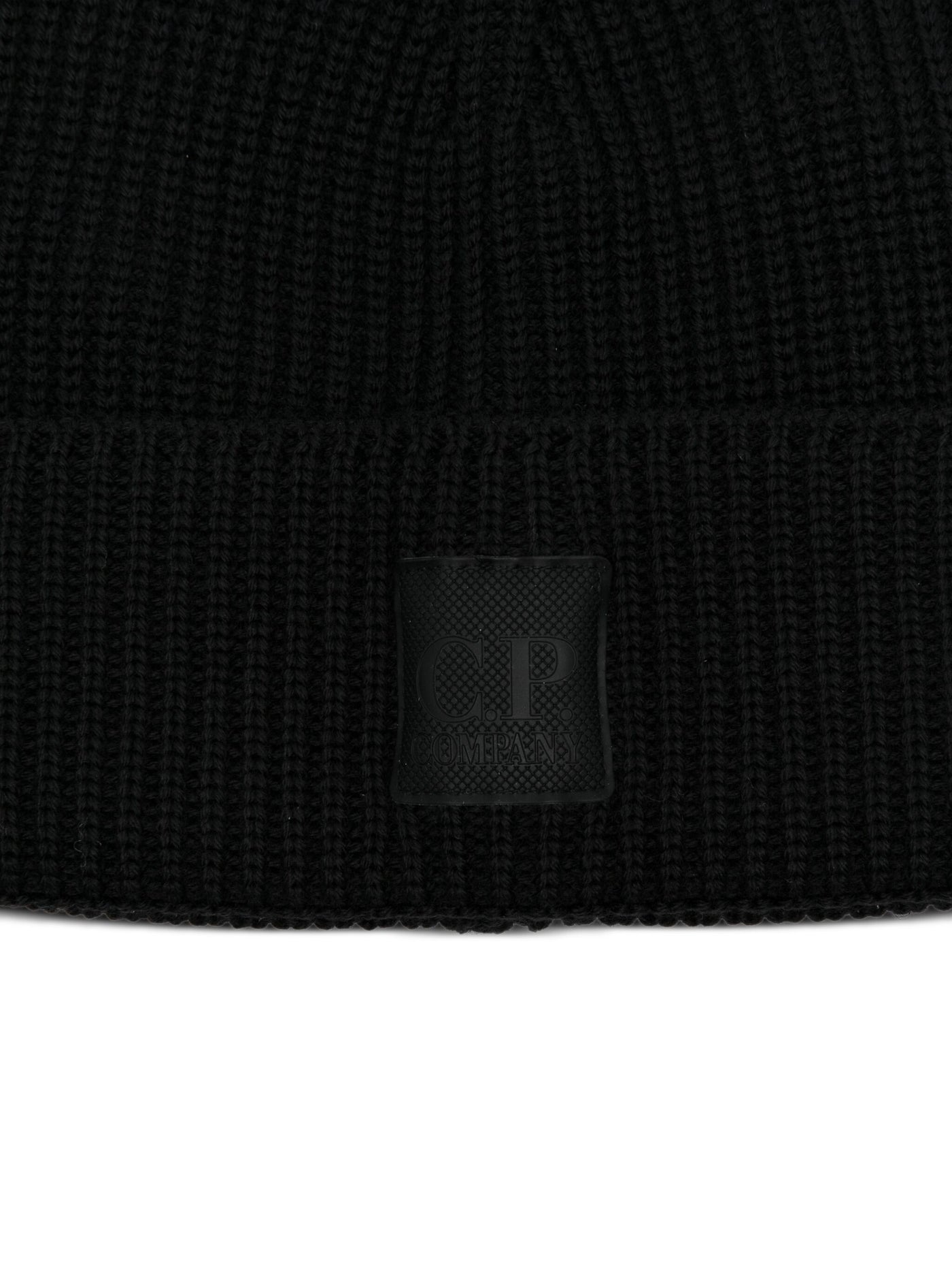 C.P COMPANY THE METROPOLIS SERIES - Bonnet en laine noir