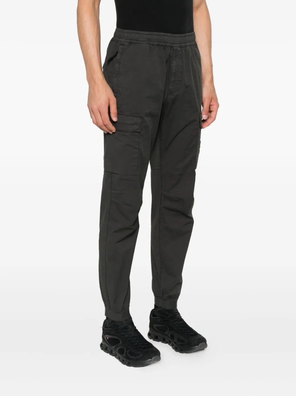 STONE ISLAND - Pantalon Cargo coupe fuselée régular