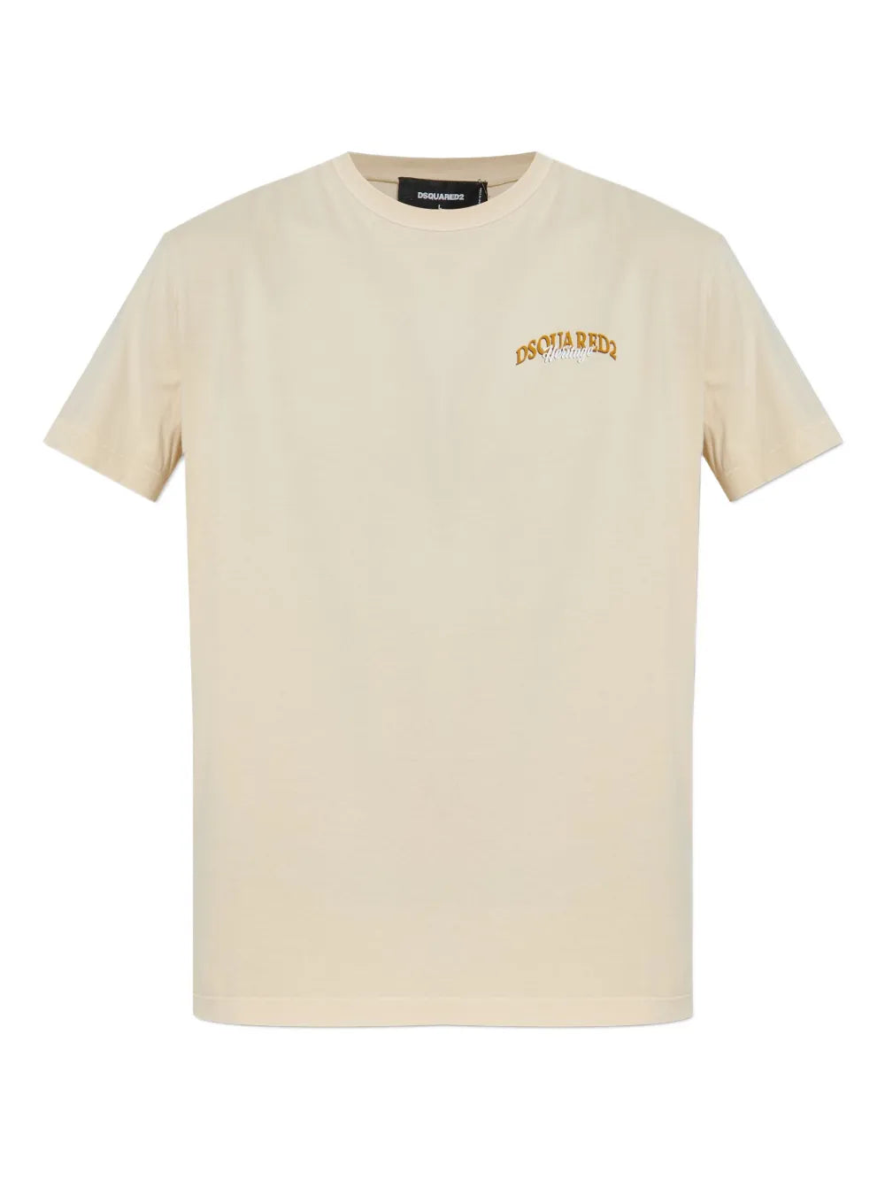 DSQUARED2 - logo-embroidered cotton T-shirt