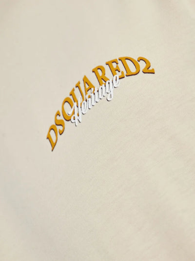 DSQUARED2 - logo-embroidered cotton T-shirt