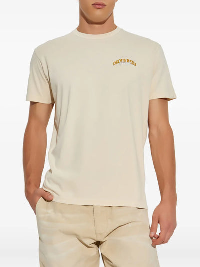 DSQUARED2 - logo-embroidered cotton T-shirt