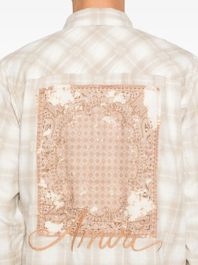 AMIRI - CHEMISE frangée à carreaux