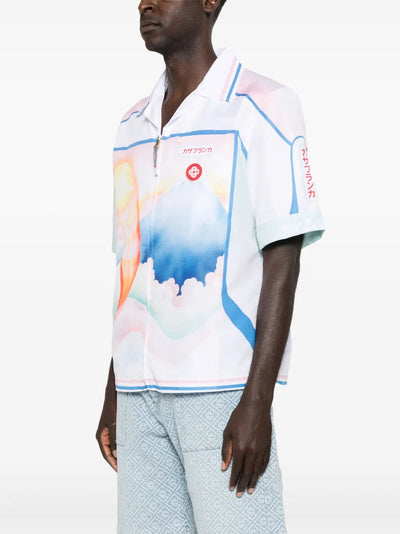 CASABLANCA - chemise en soie Fuji Dream